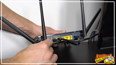 reset your router