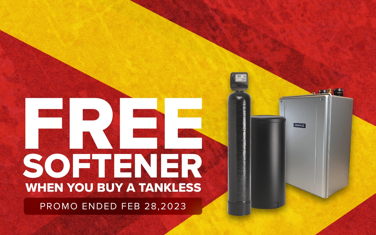 Free Water Softener with Purchase of Tankless Water Heater