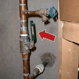 water main shut-off valve