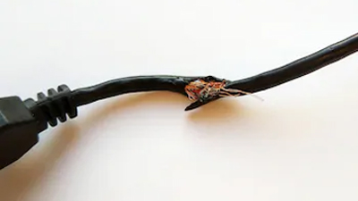 home electrical safety - replace damaged cords