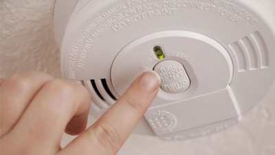 get ready for fall tips - test smoke detectors