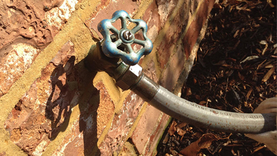 get ready for fall tips - turn off outside spigots and store hoses