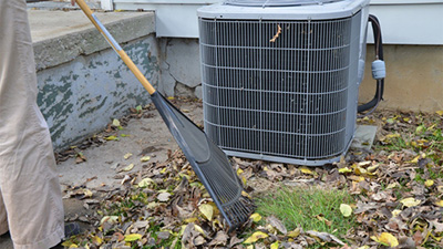 get ready for fall tips - remember air conditioner covering