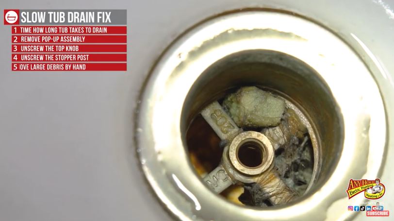 How To Fix A Slow Bathtub Drain, What Is The Best Way To Clear A Slow Bathtub Drain