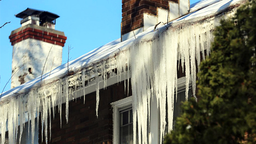 Ask Any Hour - icicles can cause damage to house