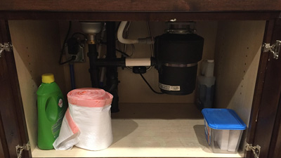 leak under sink cabinet