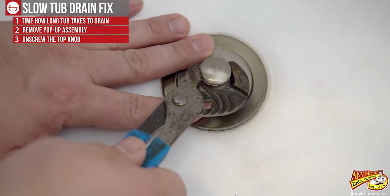 Any hour Services plumber fixing a dripping faucet