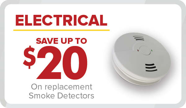 Save Up to $20 on Replacement Smoke Dectectors