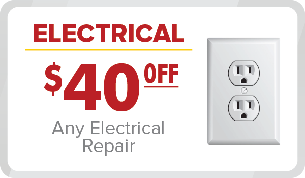 Save $40 Off Any Electrical Repair