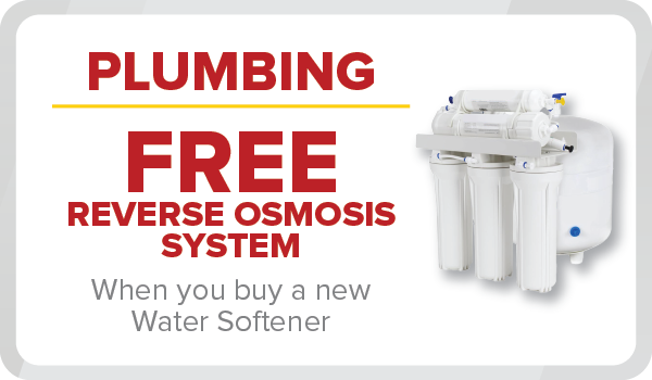 Free RO System with the purchase of a New Water Softener
