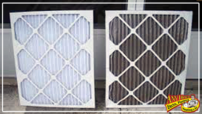 save on heating bill - check air filter often