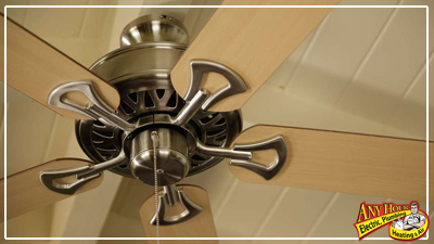 save on heating bill - turn on ceiling fans