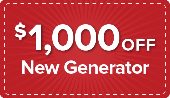 $1,000 off new generator