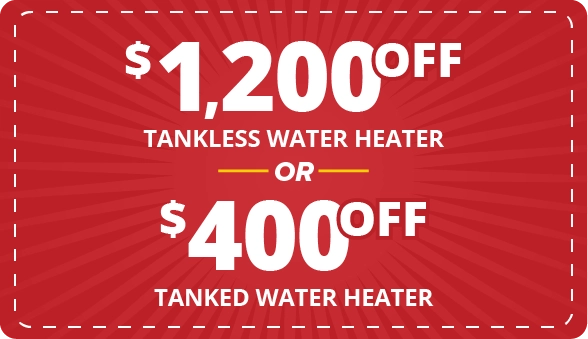 tankless and tanked water heater coupon