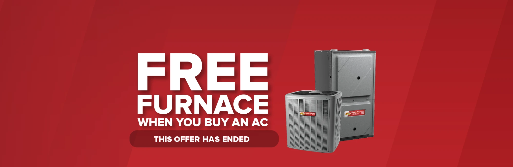 Free furnace when you buy an AC coupon