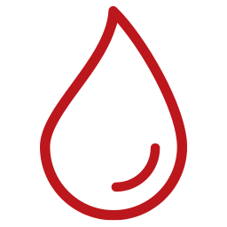 A simple red outline of a droplet or water drop on a white background, perfect for highlighting June 2025 promotions.